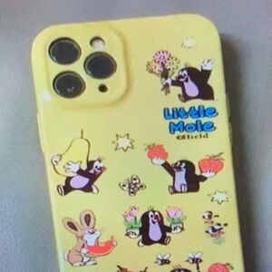 Case-Mate Yellow Phone Case with Playful Characters